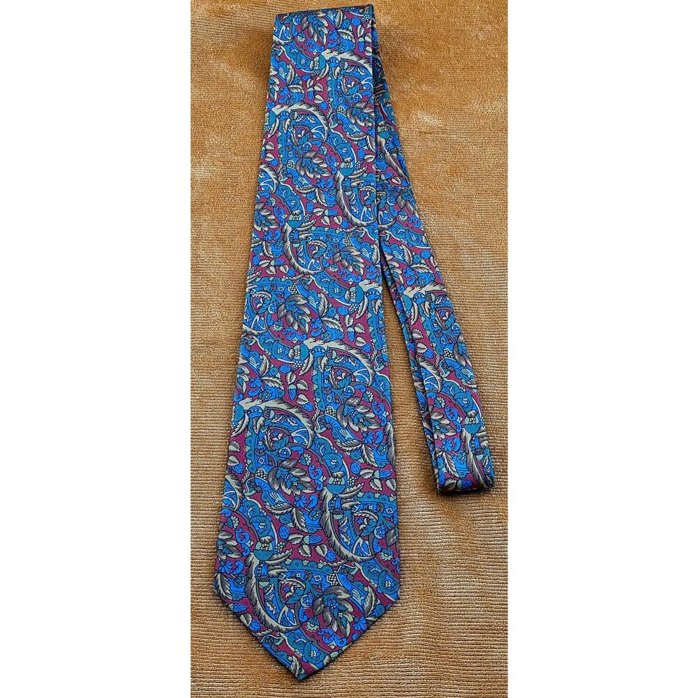 Vintage Grosse Paisley Silk Neck Tie – Made in Italy